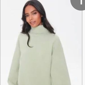 Forever 21, mint sweater/sweater dress, new - never worn, size L